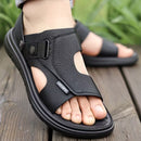 Sandália Ortopédica Masculina de Couro Legitimo