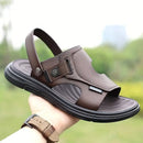 Sandália Ortopédica Masculina de Couro Legitimo